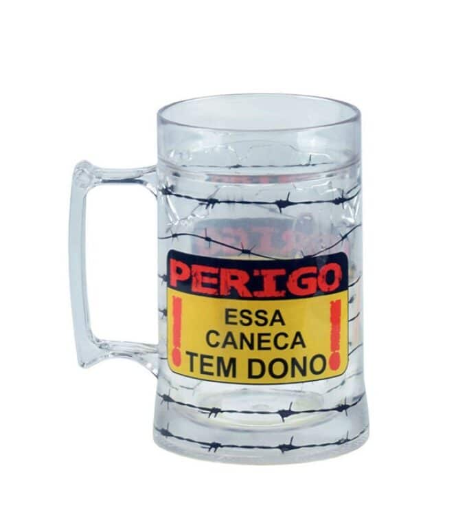 Caneca em gel com frases divertidas
