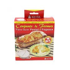 Conjunto De 3 Formas Para Fazer Pastel Fogazza Risolis Keita - Imagem 3