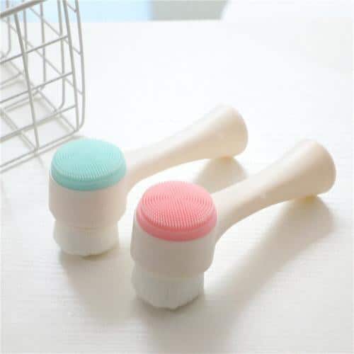 Escovinha Limpeza Facial Massageador 2 Em 1