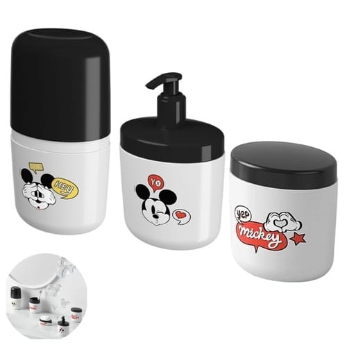 Kit Banheiro Mickey - Brinox Coza - 3 peças