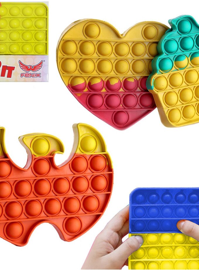POP IT ANTI STRESS MODELOS SORTIDOS COLORS - CERTIFICADO